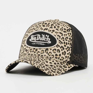Von Dutch Originals Trucker Cap Leo kobiety Czapki beż rozmiar Akcesoria