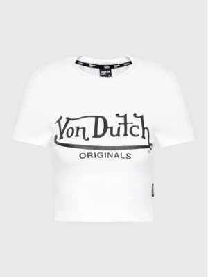 Von Dutch T-Shirt Arta 6 230 050 Biały Regular Fit