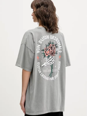 Von Dutch T-shirt damski bawełniany