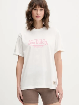 Von Dutch T-shirt damski bawełniany