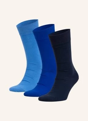 Von Jungfeld Skarpety, 3 Pary blau
