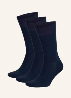 Von Jungfeld Skarpety, 3 Pary blau