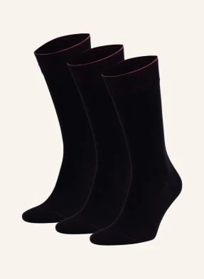 Von Jungfeld Skarpety, 3 Pary schwarz
