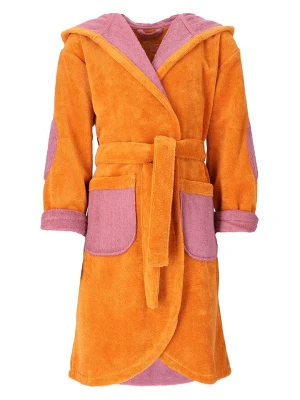 Vossen Szlafrok "Momo" w kolorze pomarańczowo-jasnoróżowym rozmiar: 134/140