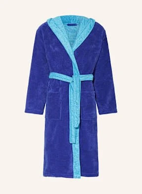 Vossen Szlafrok Uniseks Comfort Line Z Kapturem blau