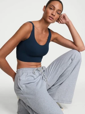 VSX Biustonosz sportowy o gładkim wykończeniu VSX Elevate Victoria's Secret Niebieski