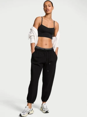 VSX Biustonosz sportowy o przedłużonym kroju VSX Featherweight Victoria's Secret Czarny