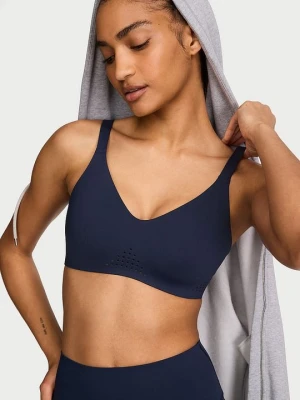 VSX Biustonosz sportowy z dekoltem V VSX Featherweight Victoria's Secret Niebieski