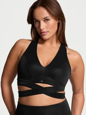 VSX Biustonosz sportowy z lekkim wsparciem VSX SuedeEffect Plunge Victoria's Secret