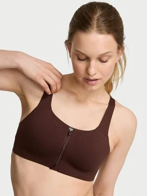 VSX Biustonosz sportowy z maksymalnym podtrzymaniem z suwakiem Featherweight Max Front-Close Victoria's Secret