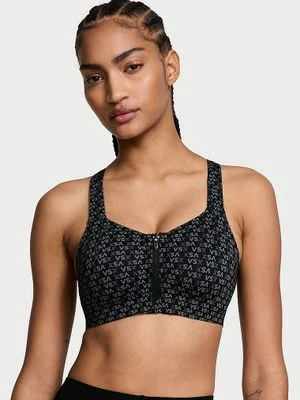 VSX Biustonosz sportowy z maksymalnym podtrzymaniem z suwakiem Knockout Front-Close Victoria's Secret