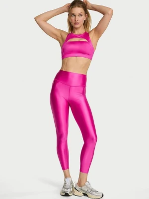 VSX Legginsy z błyszczącego materiału VSX GlossyTech Victoria's Secret Różowy