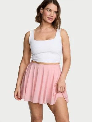 VSX Spódniczka sportowa tenisowa z szortami VSX Elevate Sheer Radiance Victoria's Secret Różowy