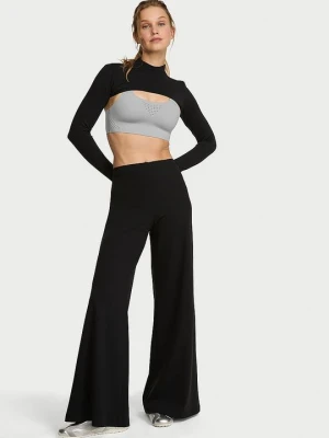 VSX Spodnie szerokie VSX Elevate Victoria's Secret Czarny