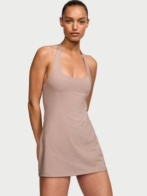 VSX Sukienka mini sportowa z szortami VS Essential Perforated Halter Victoria's Secret
