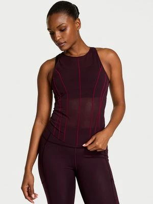 VSX Top sportowy z siateczki VSX Flocked Mesh Victoria's Secret