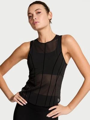 VSX Top sportowy z siateczki VSX Flocked Mesh Victoria's Secret