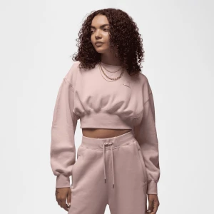 Jordan W J FLT FLC NOV TOP 24 pink oxford kobiety Bluzy różowy rozmiar Odzież