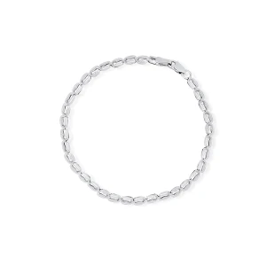 W.KRUK Bransoleta białe złoto