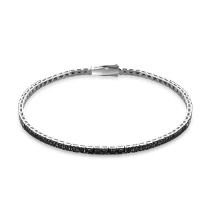 W.KRUK Bransoleta białe złoto RECARLO