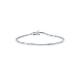 W.KRUK Bransoleta białe złoto z brylantami