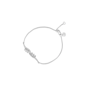W.KRUK Bransoleta białe złoto z brylantami