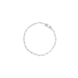 W.KRUK Bransoleta mosiężna z cyrkoniami