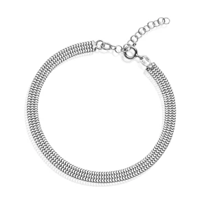 W.KRUK Bransoleta srebrna