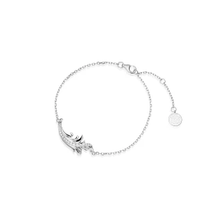 W.KRUK Bransoleta srebrna Baśniowa