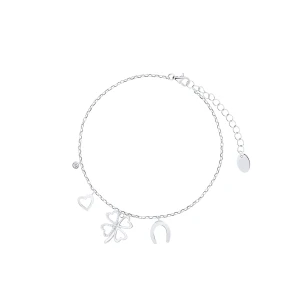 W.KRUK Bransoleta srebrna z cyrkoniami