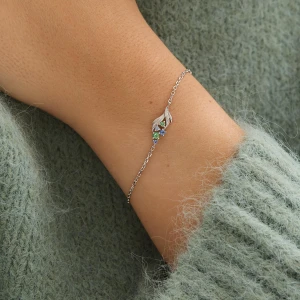 W.KRUK Bransoleta srebrna KOI