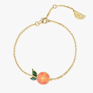 W.KRUK Bransoleta srebrna Kwiaty Nocy Cytrusy