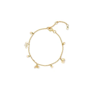 W.KRUK Bransoleta srebrna Kwiaty Nocy Konwalia