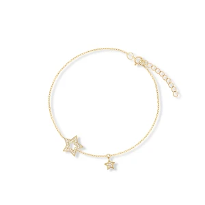 W.KRUK Bransoleta srebrna Little Star