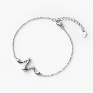 W.KRUK Bransoleta srebrna Modern