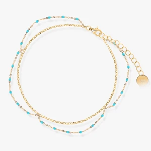 W.KRUK Bransoleta srebrna na nogę