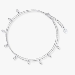 W.KRUK Bransoleta srebrna na nogę