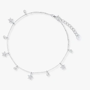 W.KRUK Bransoleta srebrna na nogę