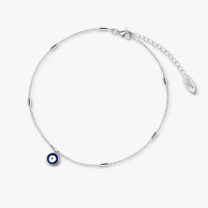 W.KRUK Bransoleta srebrna na nogę