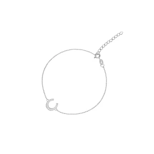 W.KRUK Bransoleta srebrna podkowa