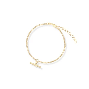 W.KRUK Bransoleta srebrna pozłacana