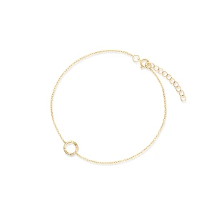 W.KRUK Bransoleta srebrna pozłacana