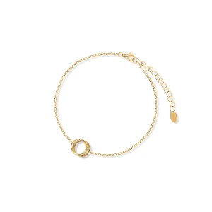 W.KRUK Bransoleta srebrna pozłacana z markasytami