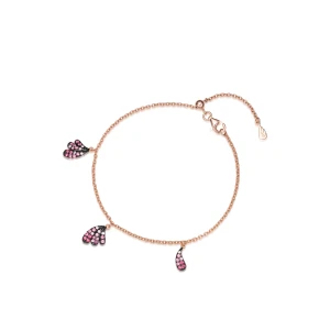 W.KRUK Bransoleta srebrna Preludium Paradise Birds