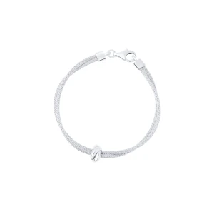 W.KRUK Bransoleta srebrna węzeł