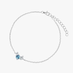 W.KRUK Bransoleta srebrna z cyrkoniami