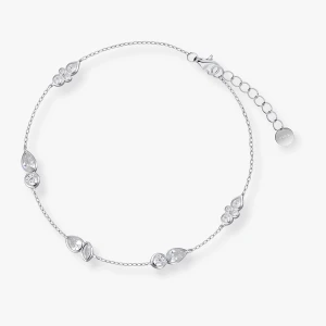 W.KRUK Bransoleta srebrna z cyrkoniami