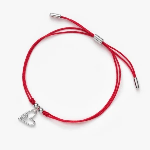 W.KRUK Bransoleta srebrna z diamentem laboratoryjnym Czułość