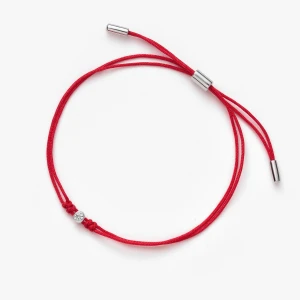 W.KRUK Bransoleta srebrna z diamentem laboratoryjnym Czułość