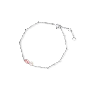 W.KRUK Bransoleta srebrna z perłą